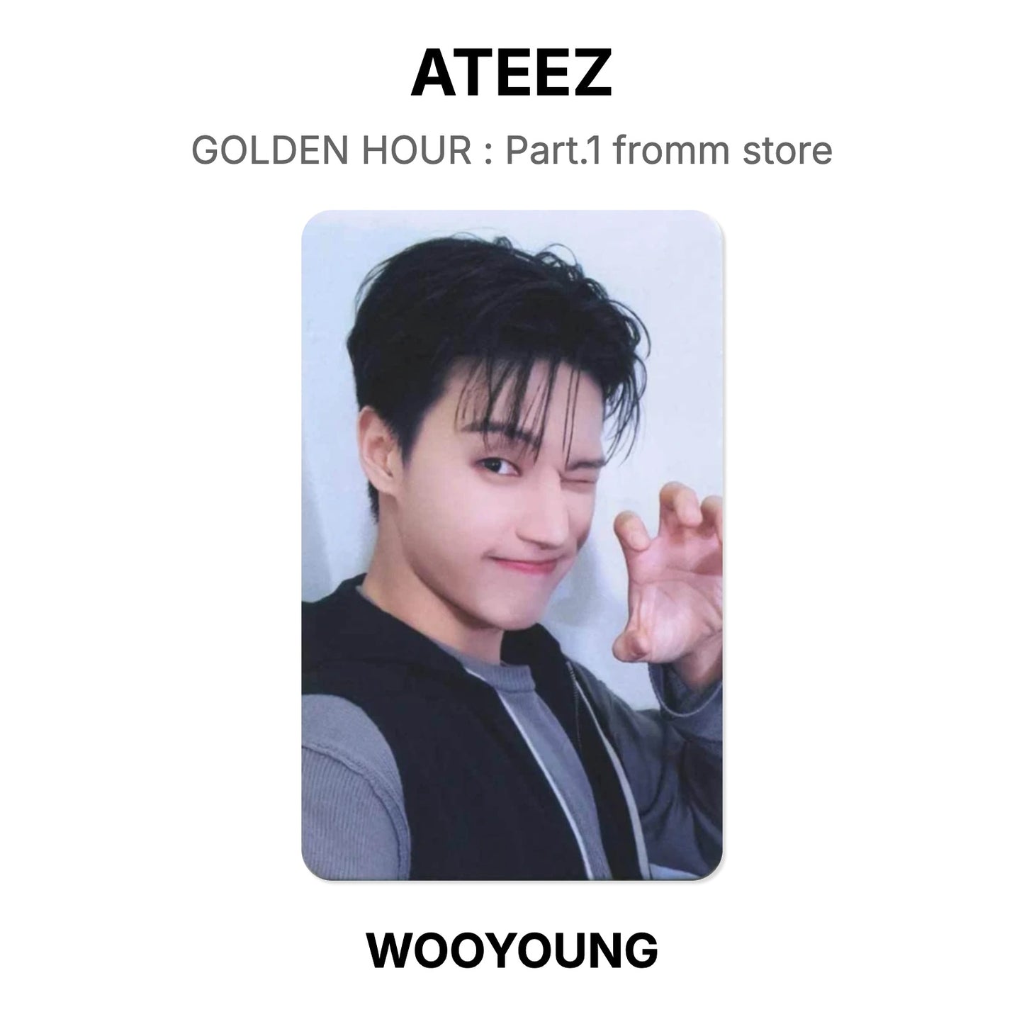 ATEEZ GOLDEN HOUR : Part.1 fromm store photocard oficial