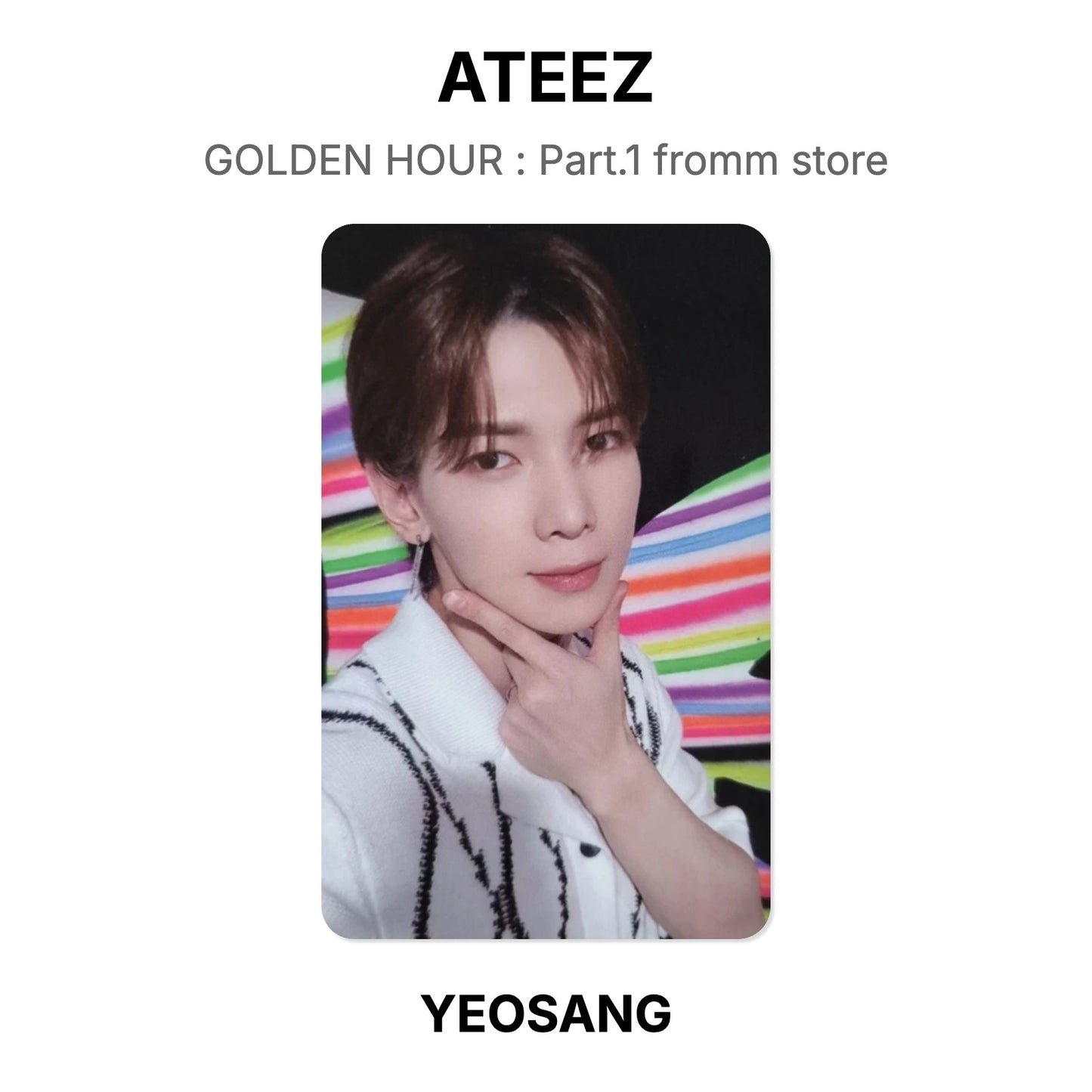 ATEEZ GOLDEN HOUR : Part.1 fromm store photocard oficial