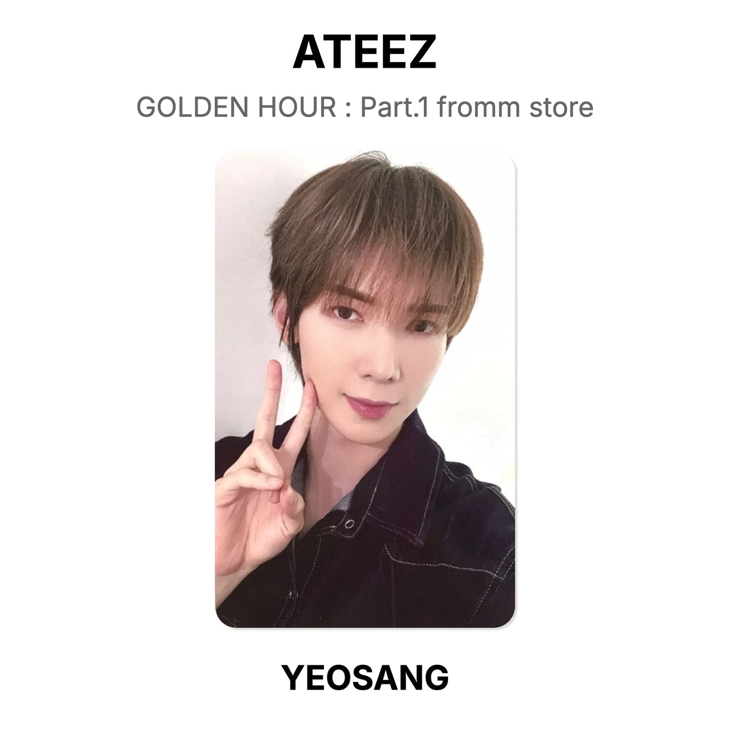 ATEEZ GOLDEN HOUR : Part.1 fromm store photocard oficial
