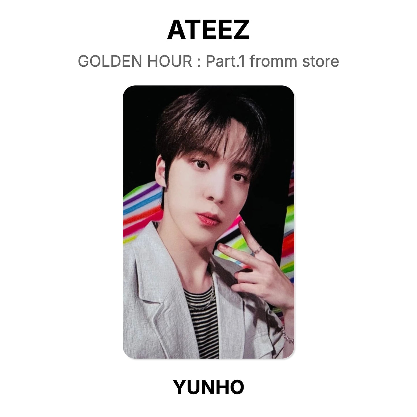 ATEEZ GOLDEN HOUR : Part.1 fromm store photocard oficial