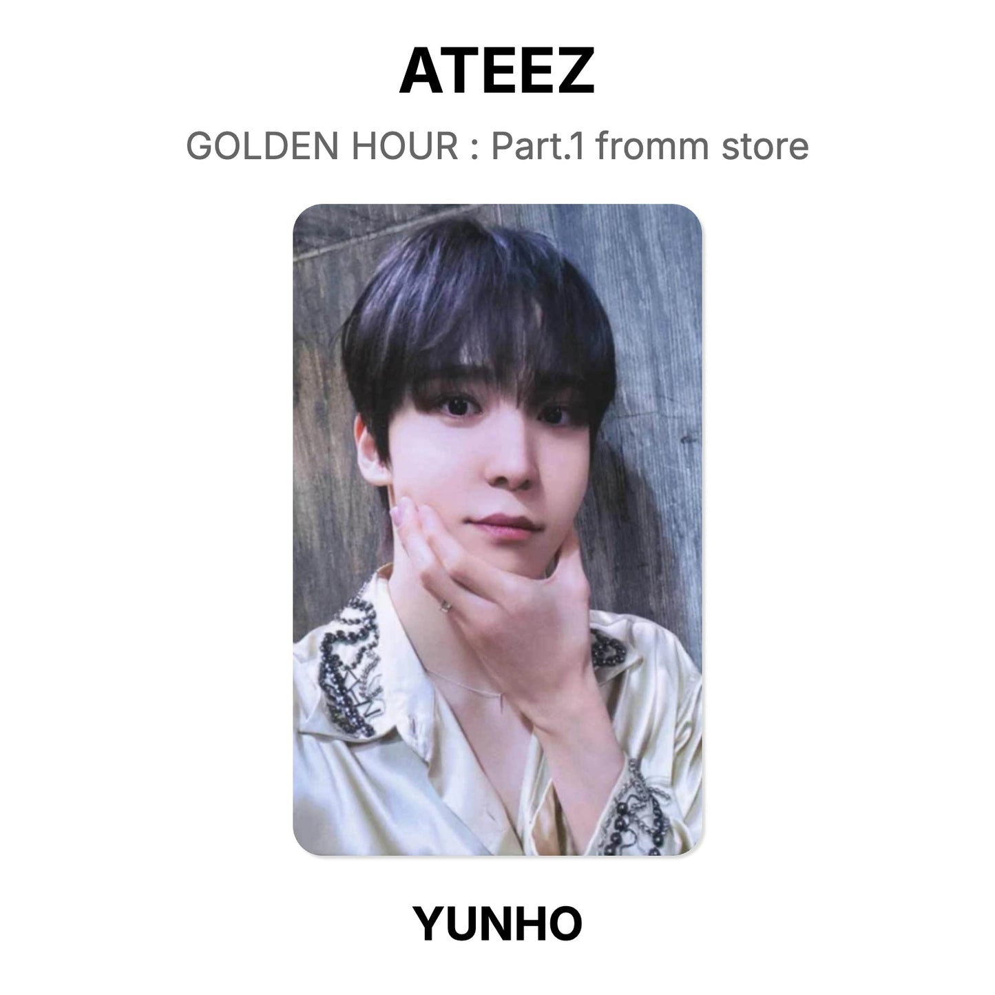 ATEEZ GOLDEN HOUR : Part.1 fromm store photocard oficial