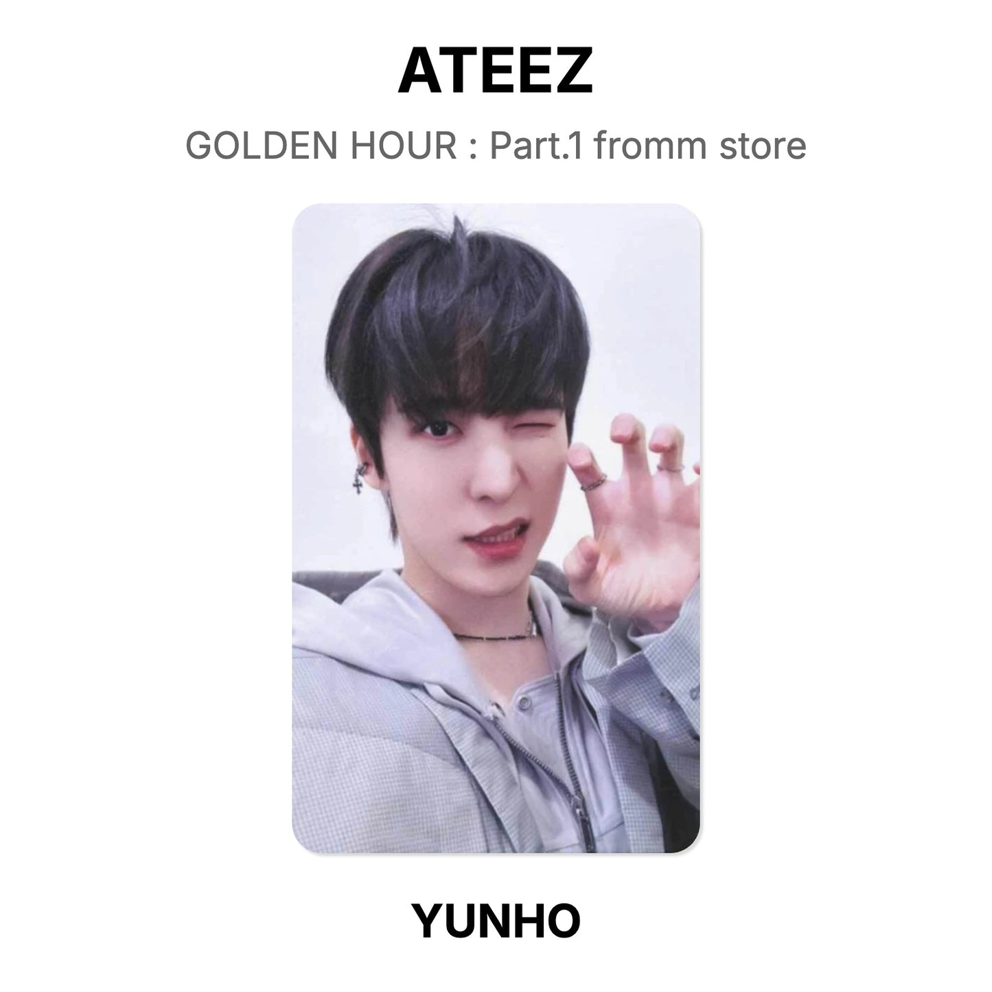 ATEEZ GOLDEN HOUR : Part.1 fromm store photocard oficial