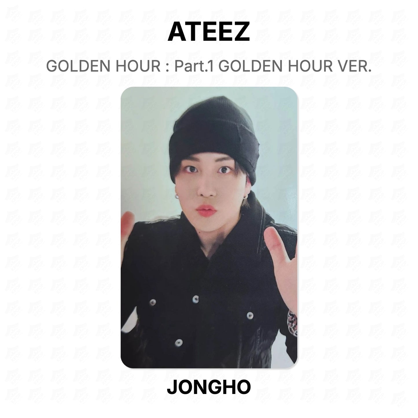 ATEEZ GOLDEN HOUR : Part.1 GOLDEN HOUR VER. Official Photocard