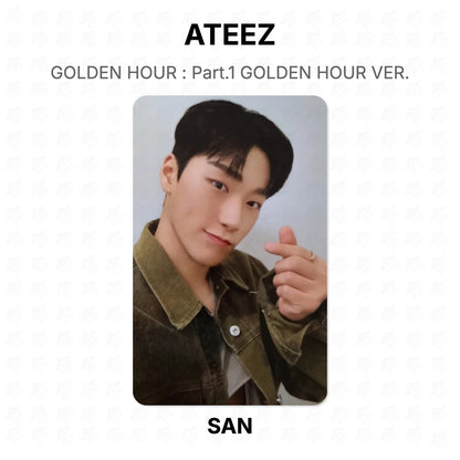 ATEEZ GOLDEN HOUR : Part.1 GOLDEN HOUR VER. Official Photocard