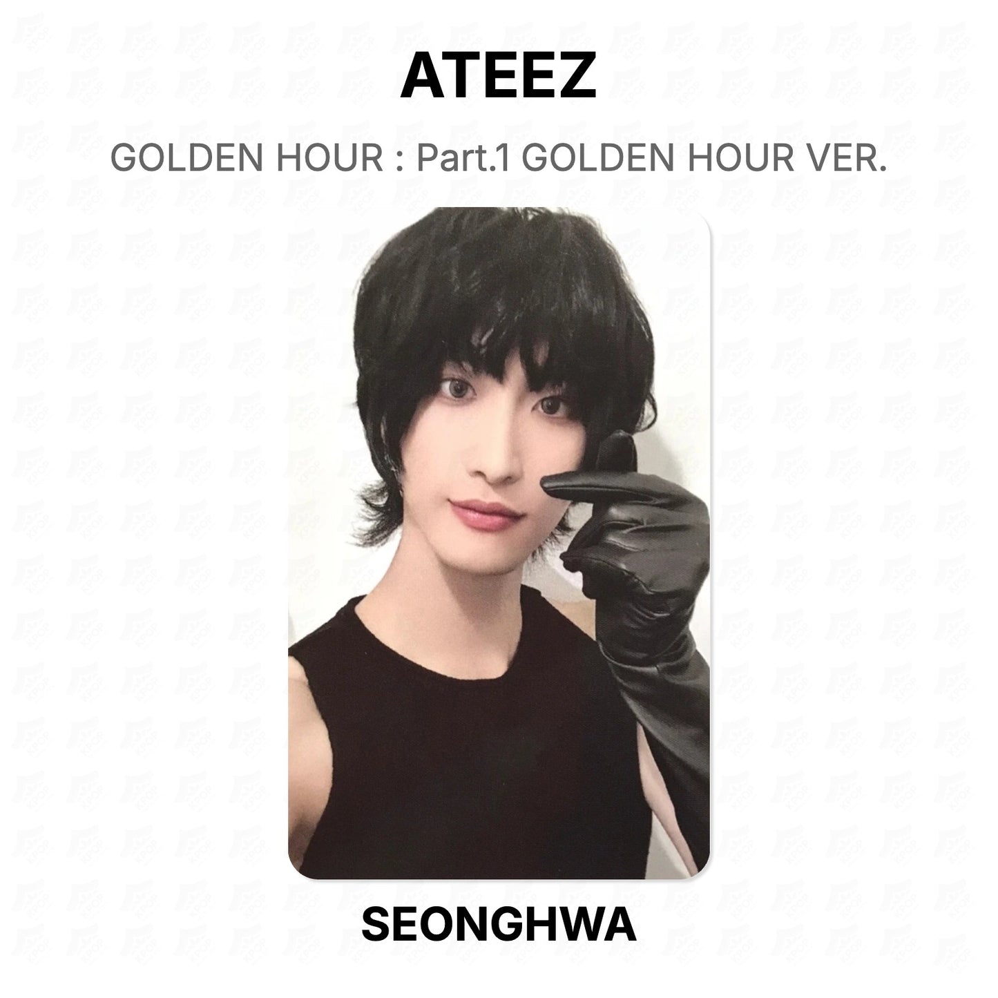 ATEEZ GOLDEN HOUR : Part.1 GOLDEN HOUR VER. Official Photocard
