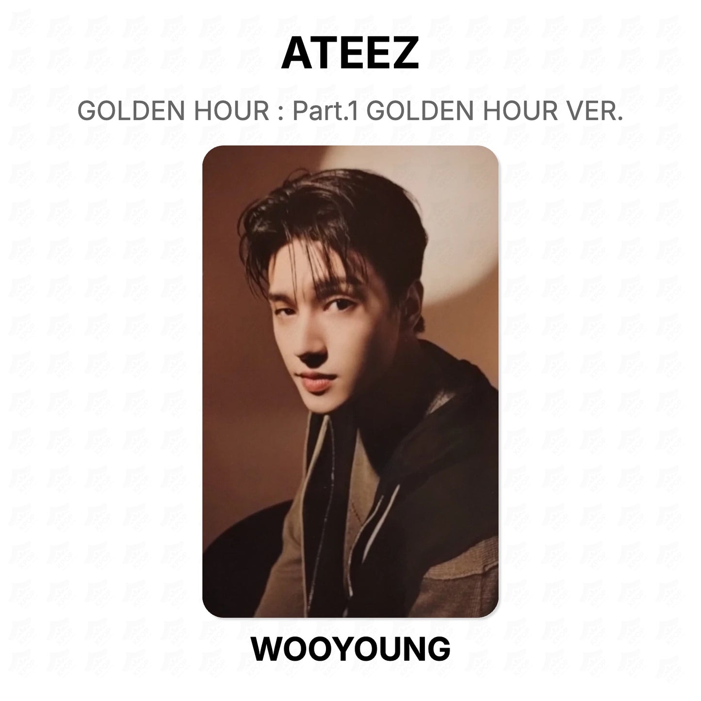 ATEEZ GOLDEN HOUR : Part.1 GOLDEN HOUR VER. Official Photocard
