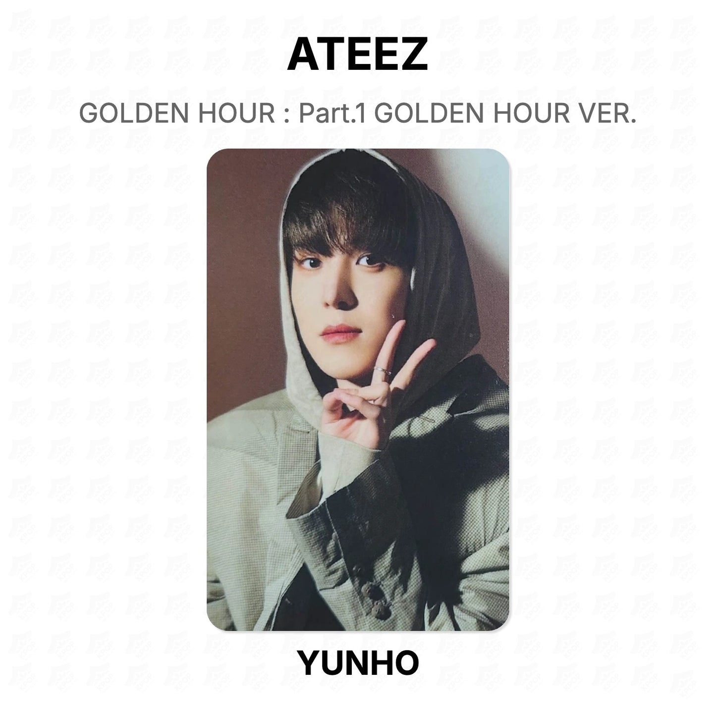 ATEEZ GOLDEN HOUR : Part.1 GOLDEN HOUR VER. Official Photocard