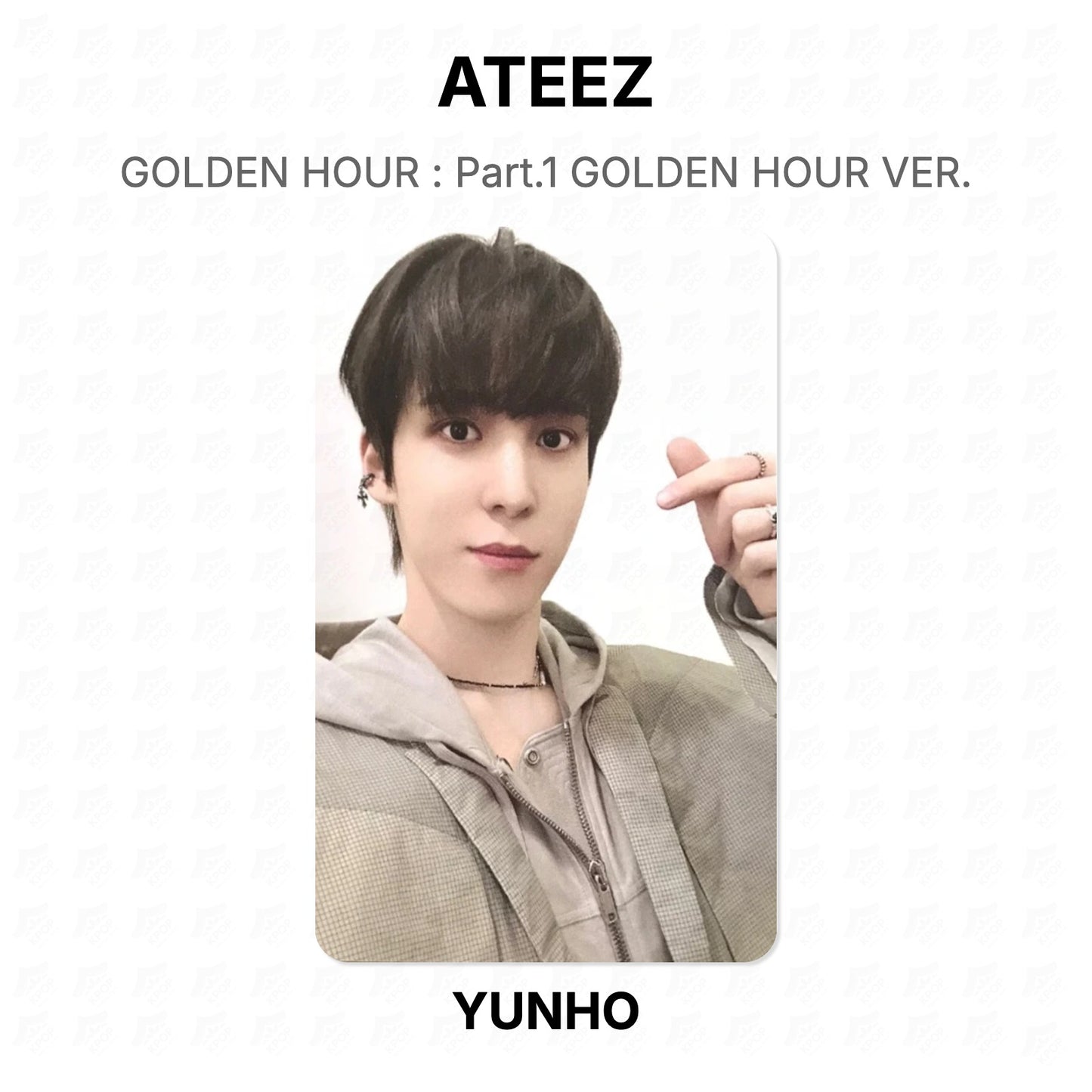 ATEEZ GOLDEN HOUR : Part.1 GOLDEN HOUR VER. Official Photocard