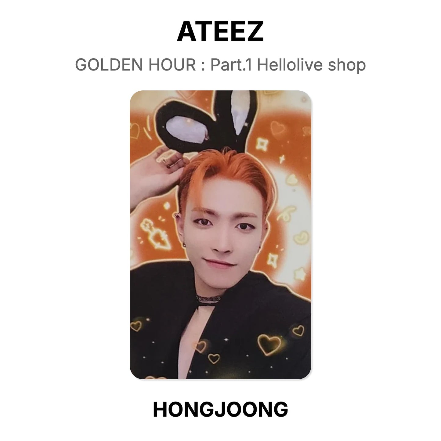 ATEEZ GOLDEN HOUR : Part.1 Hellolive shop Official Photocard