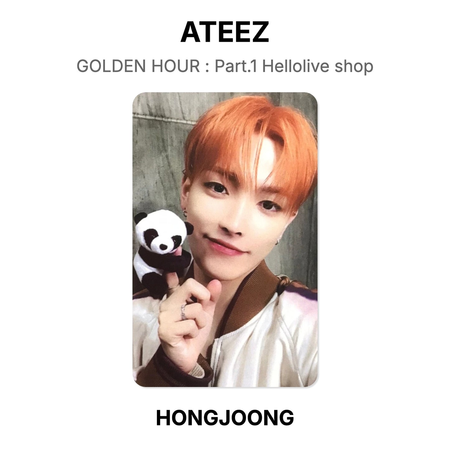 ATEEZ GOLDEN HOUR : Part.1 Hellolive shop Official Photocard