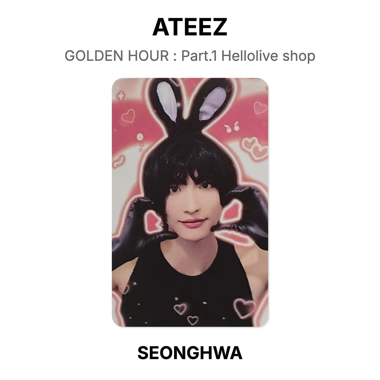 ATEEZ GOLDEN HOUR : Part.1 Hellolive shop Official Photocard