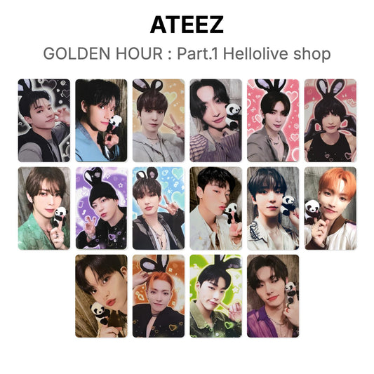 ATEEZ GOLDEN HOUR : Part.1 Hellolive shop Official Photocard