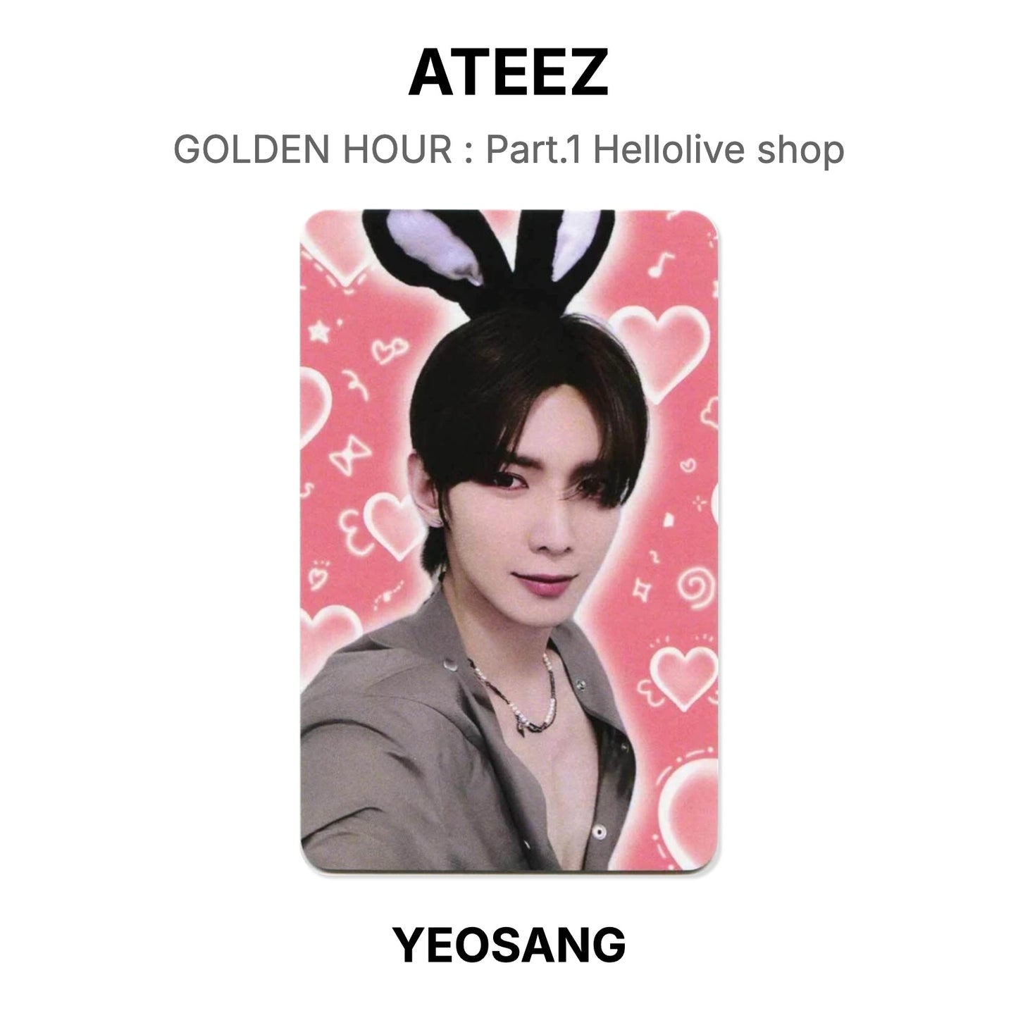ATEEZ GOLDEN HOUR : Part.1 Hellolive shop Official Photocard