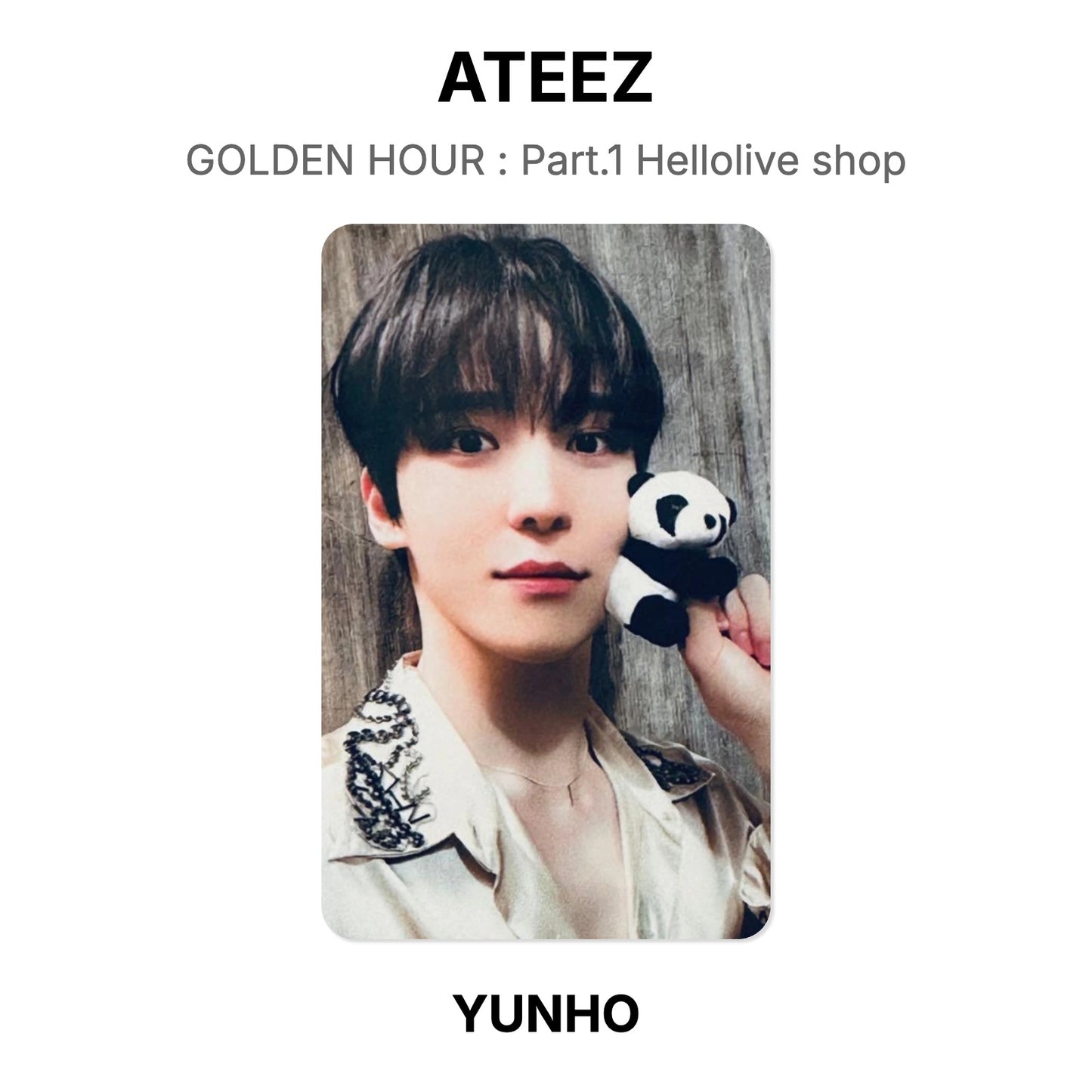 ATEEZ GOLDEN HOUR : Part.1 Hellolive shop Official Photocard