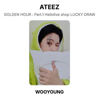 ATEEZ GOLDEN HOUR : Part.1 Hellolive shop LUCKY DRAW Official Photocard