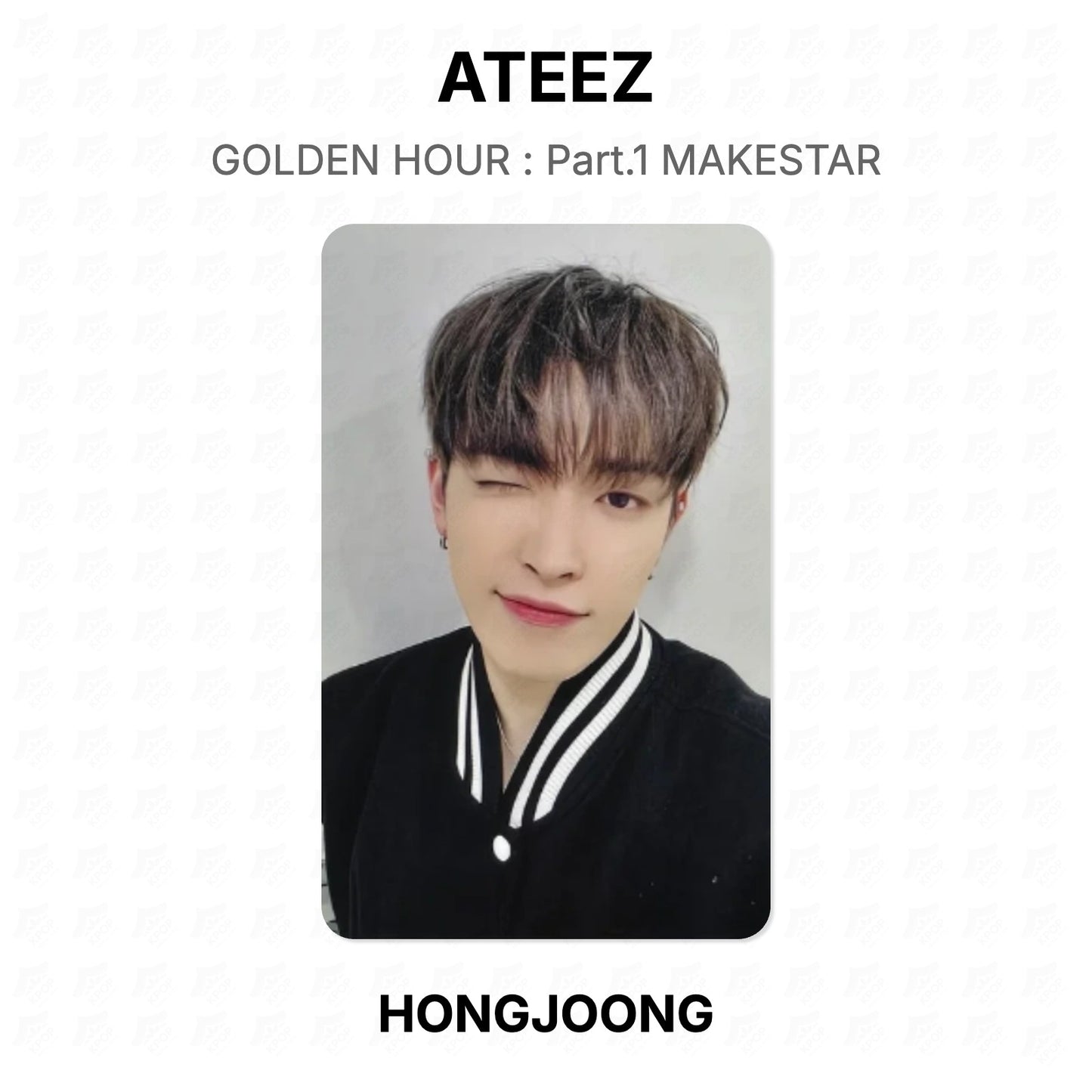 ATEEZ GOLDEN HOUR : Part.1 MAKESTAR Official Photocard