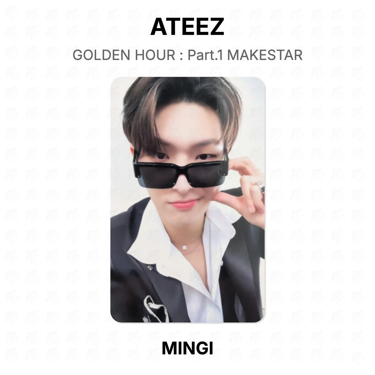 ATEEZ GOLDEN HOUR : Part.1 MAKESTAR Official Photocard