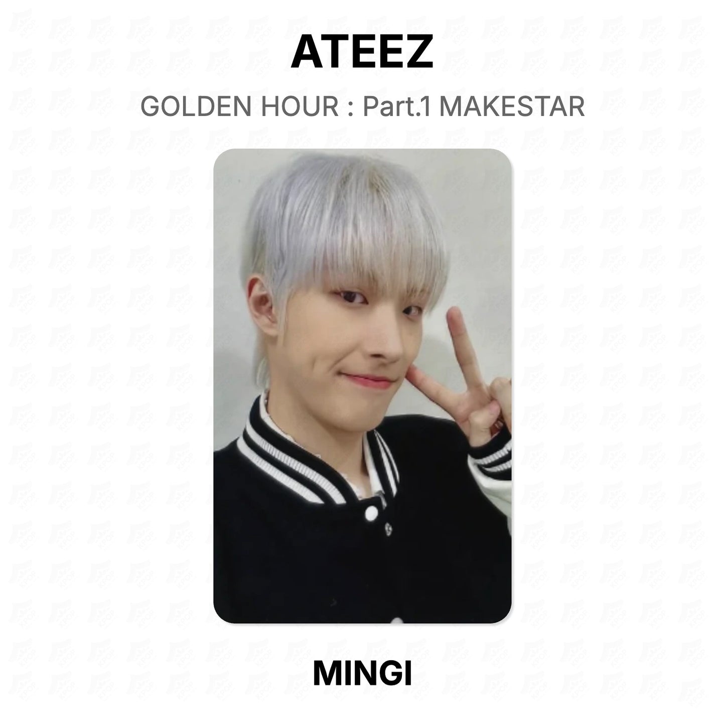 ATEEZ GOLDEN HOUR : Part.1 MAKESTAR Official Photocard