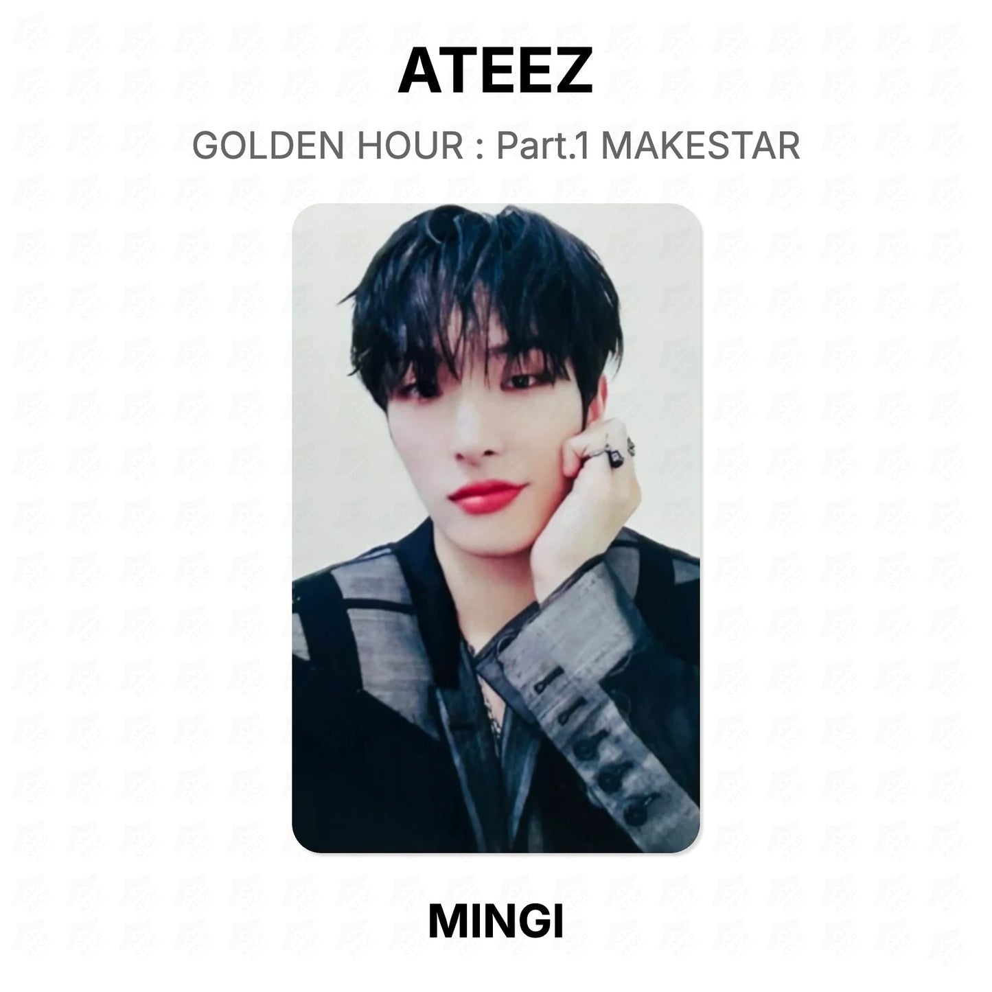 ATEEZ GOLDEN HOUR : Part.1 MAKESTAR Official Photocard