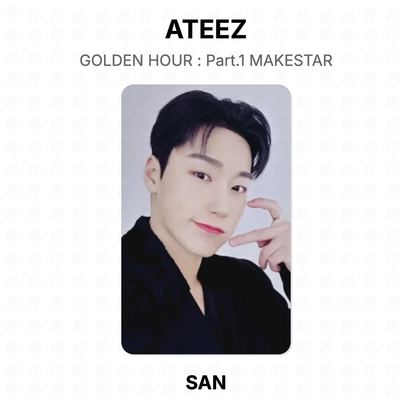 ATEEZ GOLDEN HOUR : Part.1 MAKESTAR Official Photocard