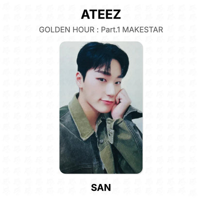 ATEEZ GOLDEN HOUR : Part.1 MAKESTAR Official Photocard