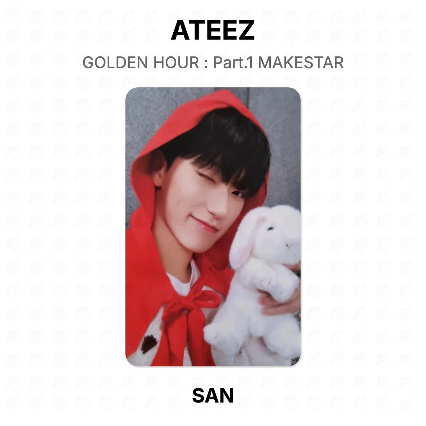 ATEEZ GOLDEN HOUR : Part.1 MAKESTAR Official Photocard