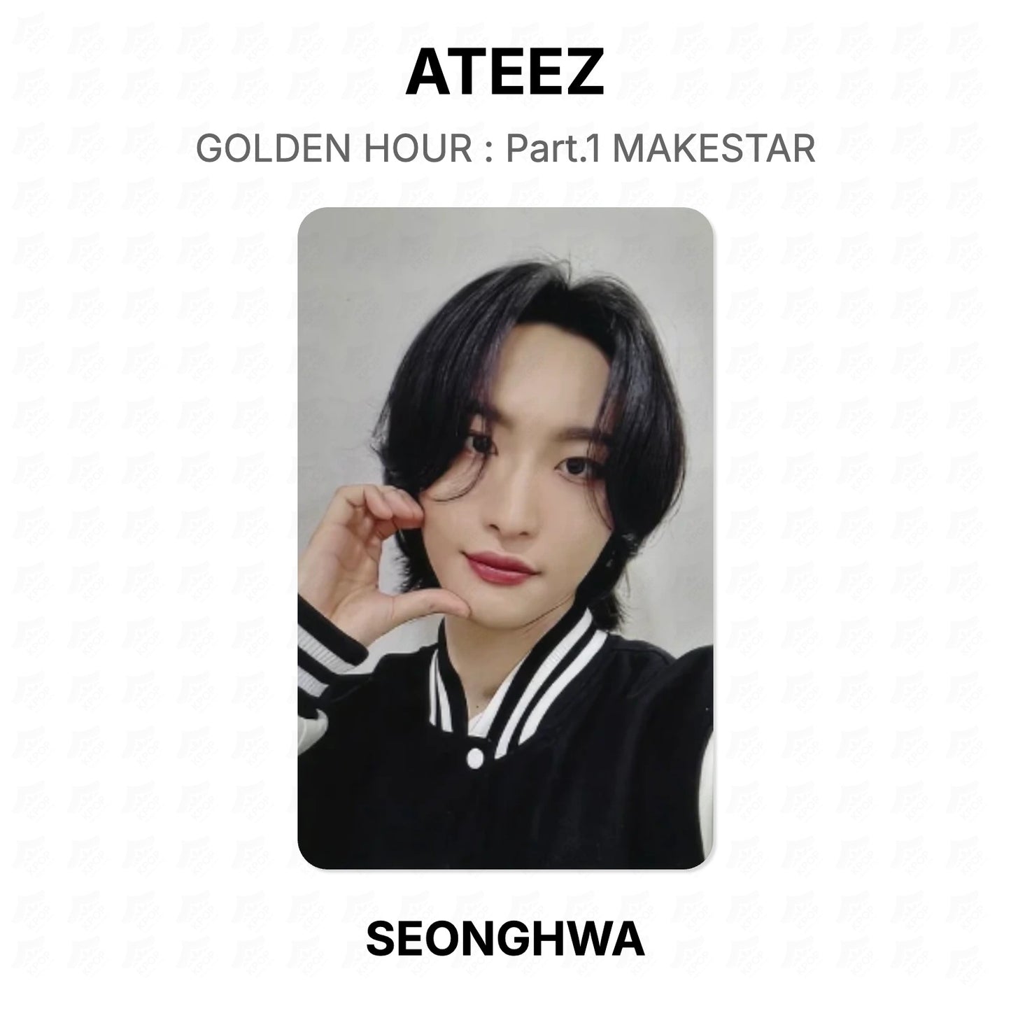 ATEEZ GOLDEN HOUR : Part.1 MAKESTAR Official Photocard