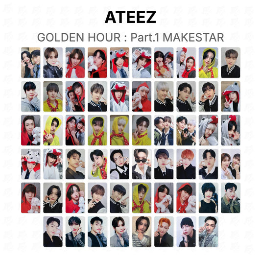 ATEEZ GOLDEN HOUR : Part.1 MAKESTAR Official Photocard