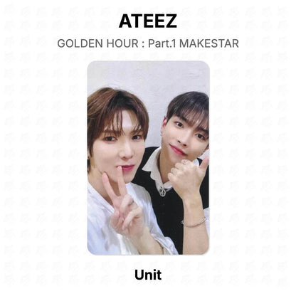 ATEEZ GOLDEN HOUR : Part.1 MAKESTAR Official Photocard
