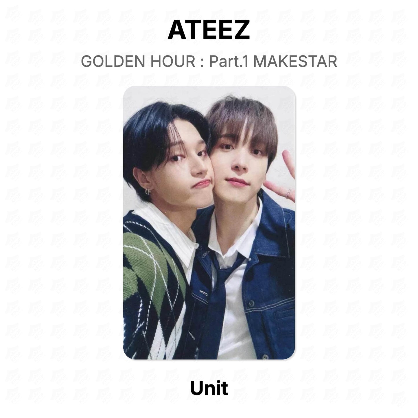 ATEEZ GOLDEN HOUR : Part.1 MAKESTAR Official Photocard