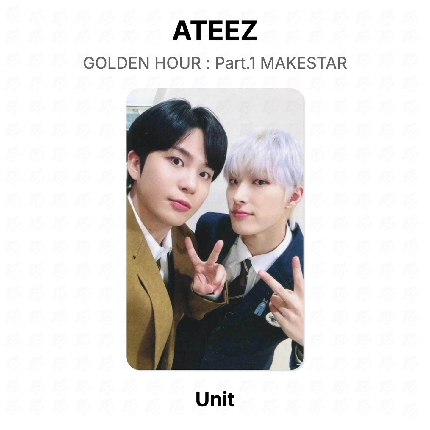 ATEEZ GOLDEN HOUR : Part.1 MAKESTAR Official Photocard