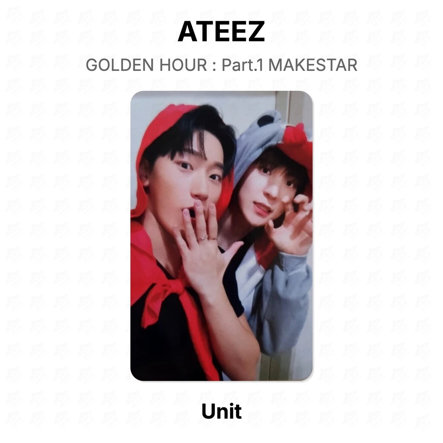 ATEEZ GOLDEN HOUR : Part.1 MAKESTAR Official Photocard