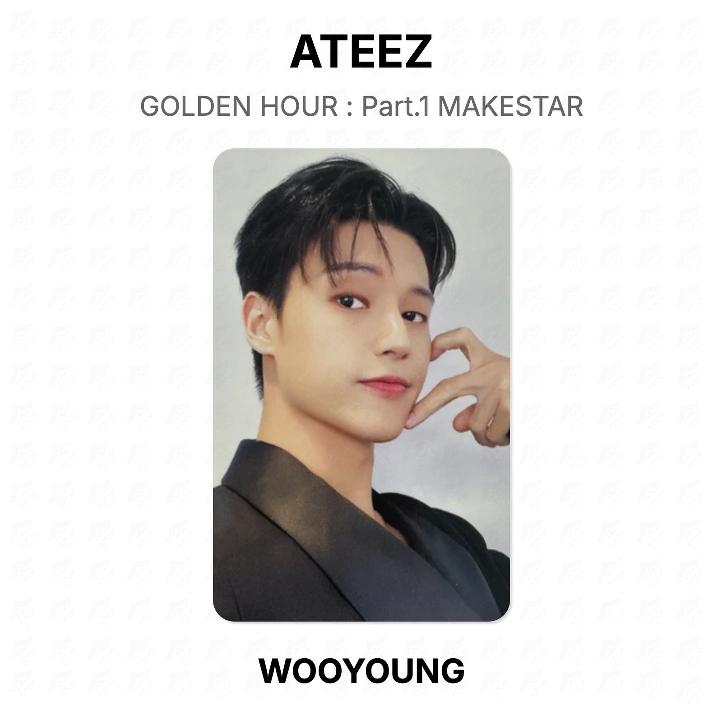 ATEEZ GOLDEN HOUR : Part.1 MAKESTAR Official Photocard