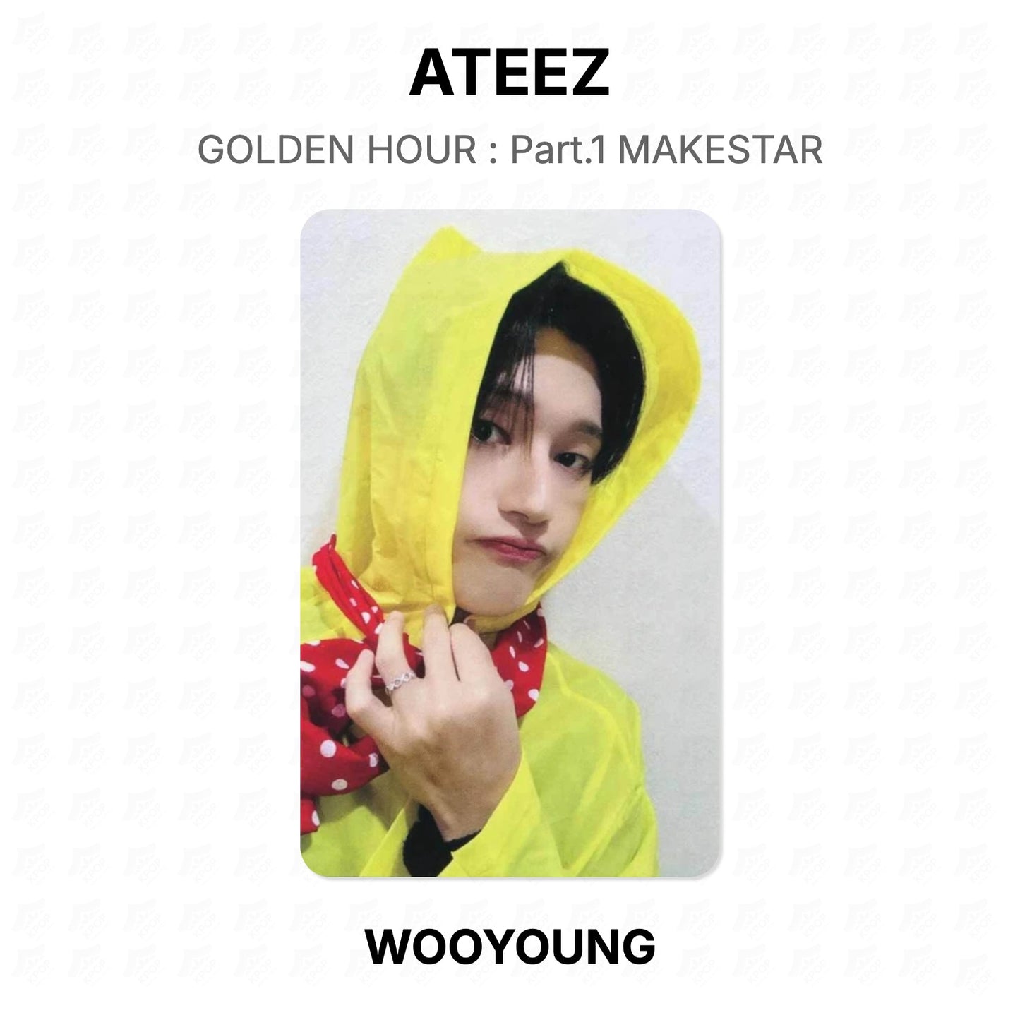 ATEEZ GOLDEN HOUR : Part.1 MAKESTAR Official Photocard