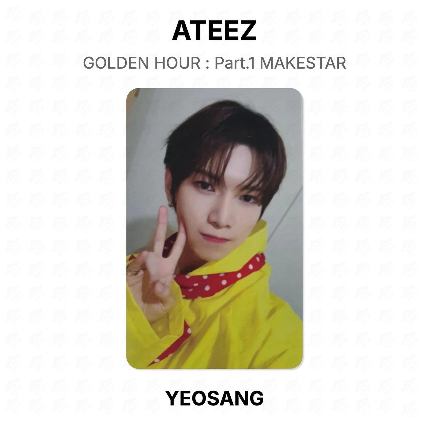 ATEEZ GOLDEN HOUR : Part.1 MAKESTAR Official Photocard