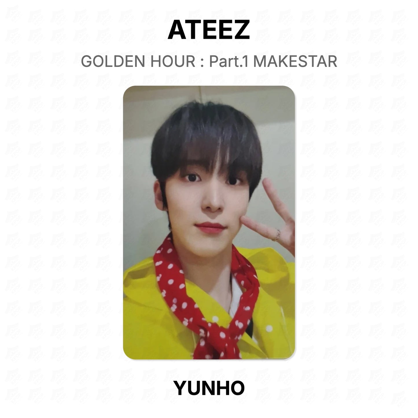 ATEEZ GOLDEN HOUR : Part.1 MAKESTAR Official Photocard