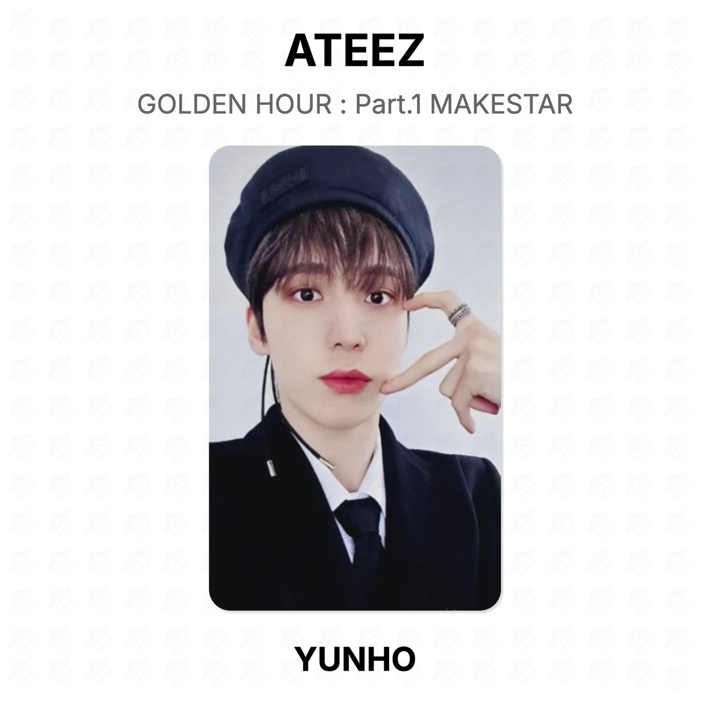 ATEEZ GOLDEN HOUR : Part.1 MAKESTAR Official Photocard
