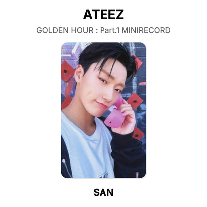 ATEEZ GOLDEN HOUR : Part.1 MINIRECORD Official Photocard