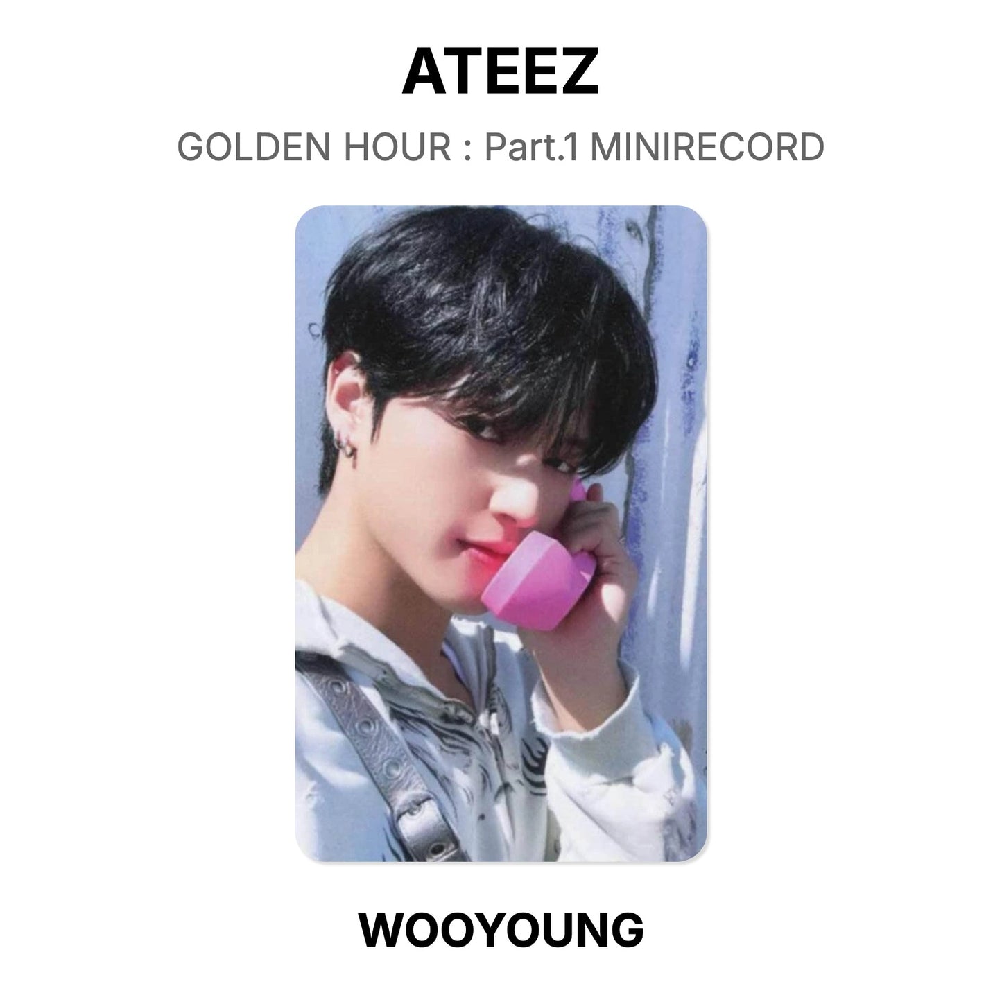 ATEEZ GOLDEN HOUR : Part.1 MINIRECORD Official Photocard