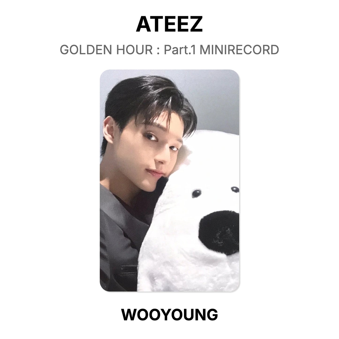 ATEEZ GOLDEN HOUR : Part.1 MINIRECORD Official Photocard