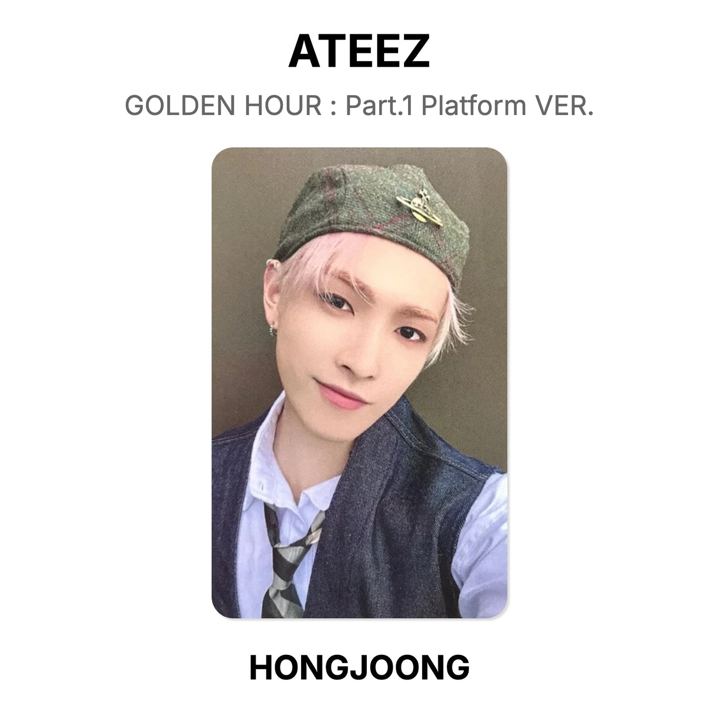 ATEEZ GOLDEN HOUR : Part.1 Platform VER. Official Photocard