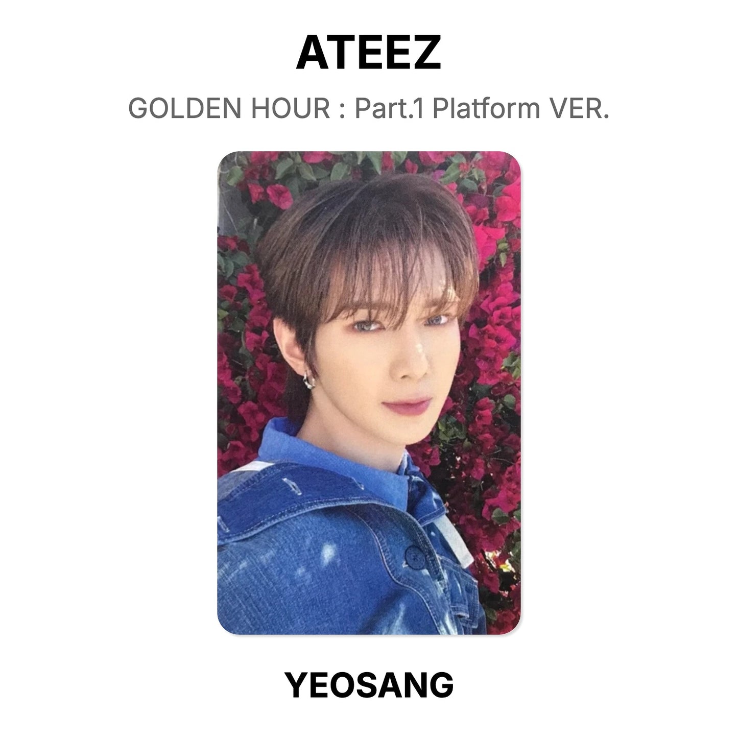 ATEEZ GOLDEN HOUR : Part.1 Platform VER. Official Photocard