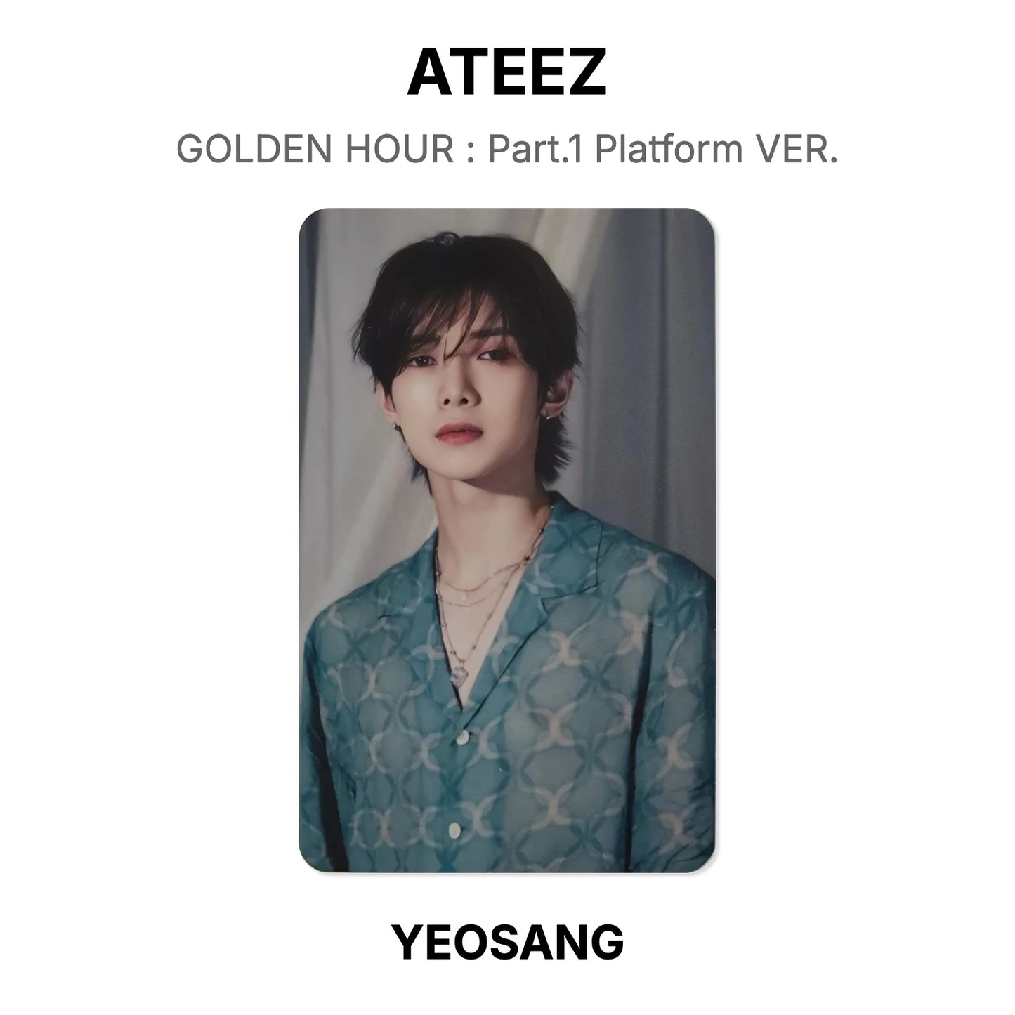 ATEEZ GOLDEN HOUR : Part.1 Platform VER. Official Photocard