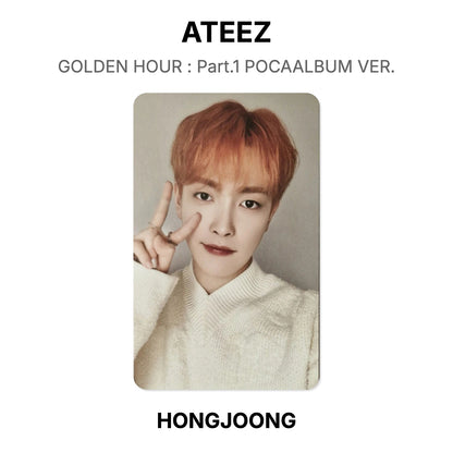 ATEEZ GOLDEN HOUR : Part.1 POCAALBUM VER. Offizielle Photocard