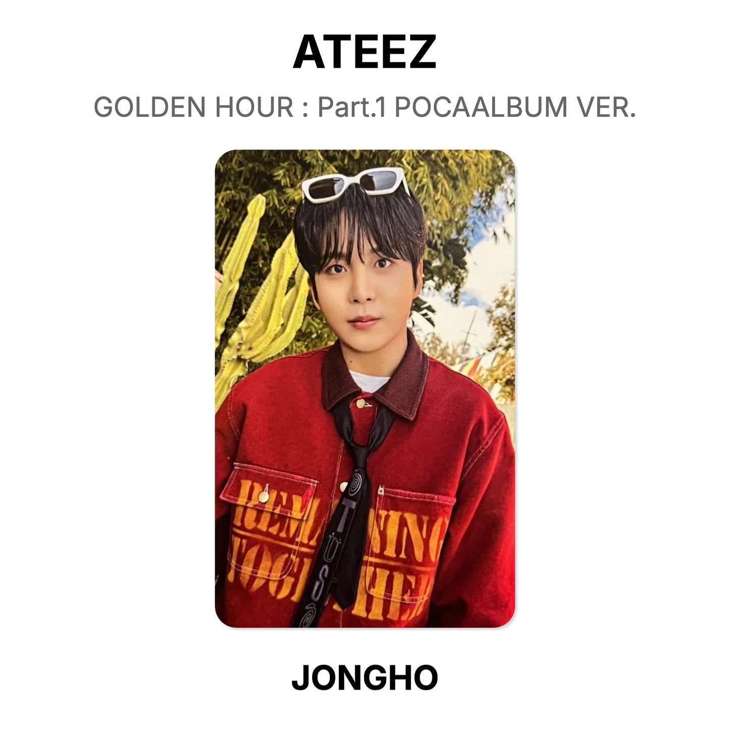 ATEEZ GOLDEN HOUR : Part.1 POCAALBUM VER. Offizielle Photocard