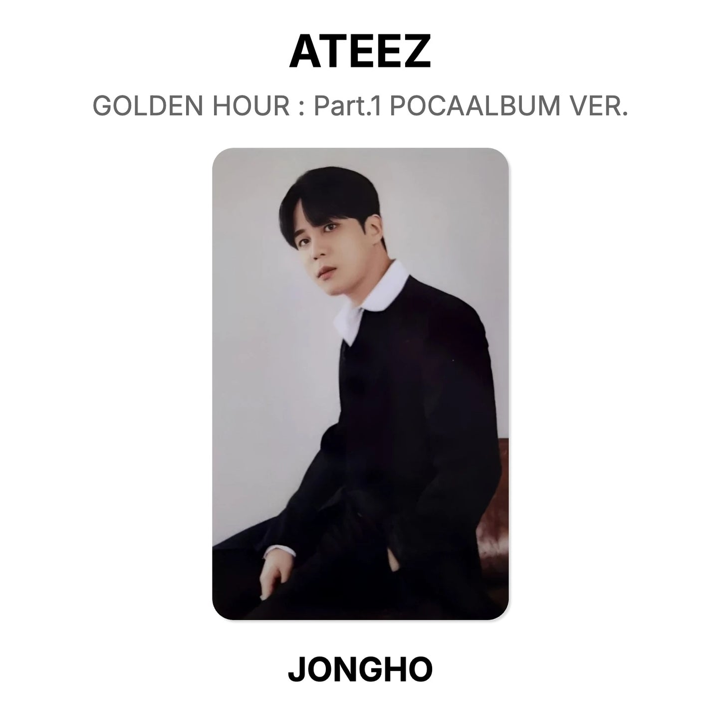 ATEEZ GOLDEN HOUR : Part.1 POCAALBUM VER. Offizielle Photocard