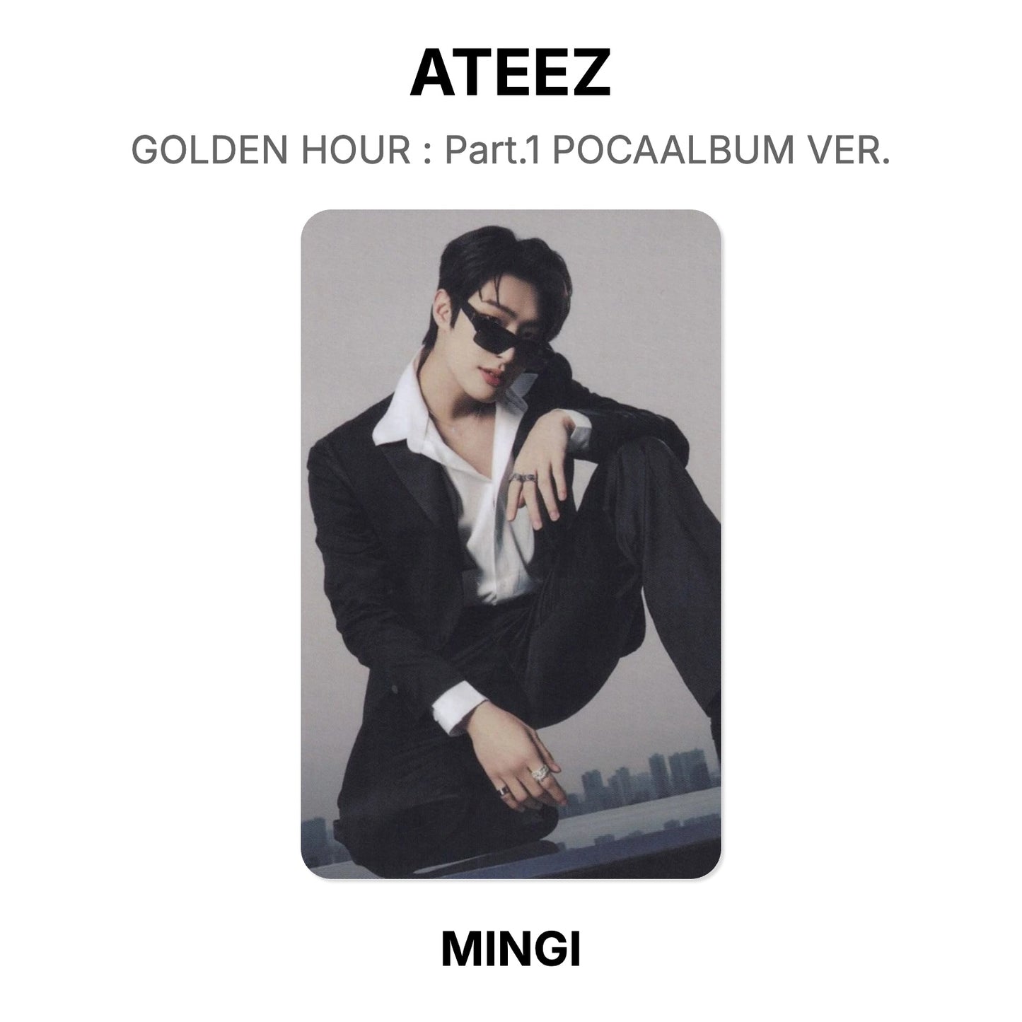 ATEEZ GOLDEN HOUR : Part.1 POCAALBUM VER. Offizielle Photocard