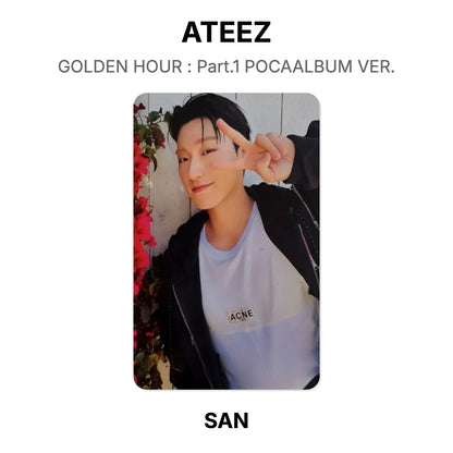 ATEEZ GOLDEN HOUR : Part.1 POCAALBUM VER. Offizielle Photocard