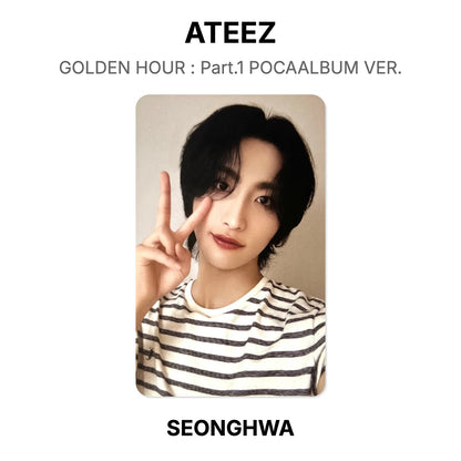 ATEEZ GOLDEN HOUR : Part.1 POCAALBUM VER. Offizielle Photocard