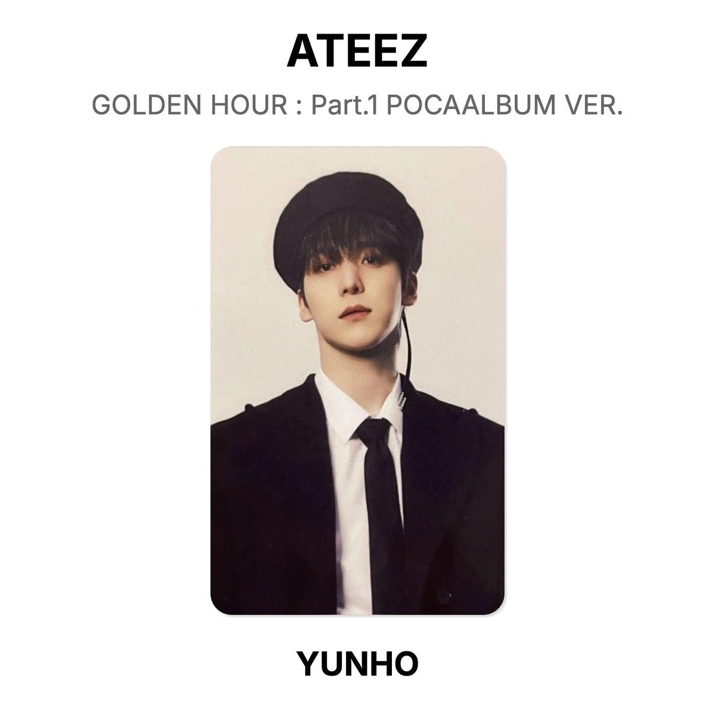 ATEEZ GOLDEN HOUR : Part.1 POCAALBUM VER. Offizielle Photocard